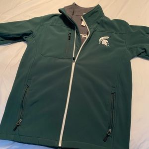 Michigan State Men’s Zip-up Medium new